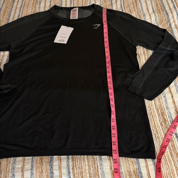 Gymshark Black Long Sleeve Tee - Picture 7 of 11